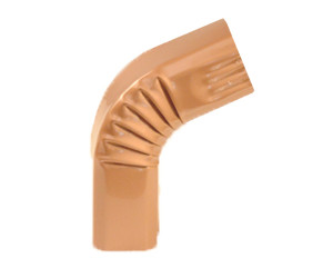 Coude frontal (A) intérieur aluminium LISSE  miel 60X80