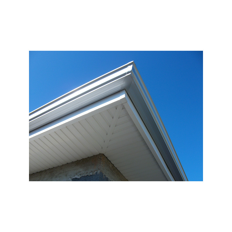 Sous-face Aluminium 320 mm gris ardoise 7016 2 mètres 