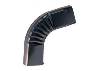 Coude latéral (B)  extérieur aluminium LISSE Gris ardoise 60X80