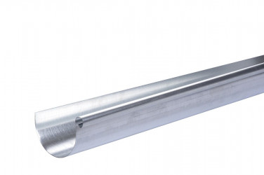 Gouttière acier galva demi-ronde 25 - 2 mètres