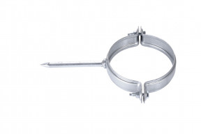 Collier à pointe D100MM acier galva brut