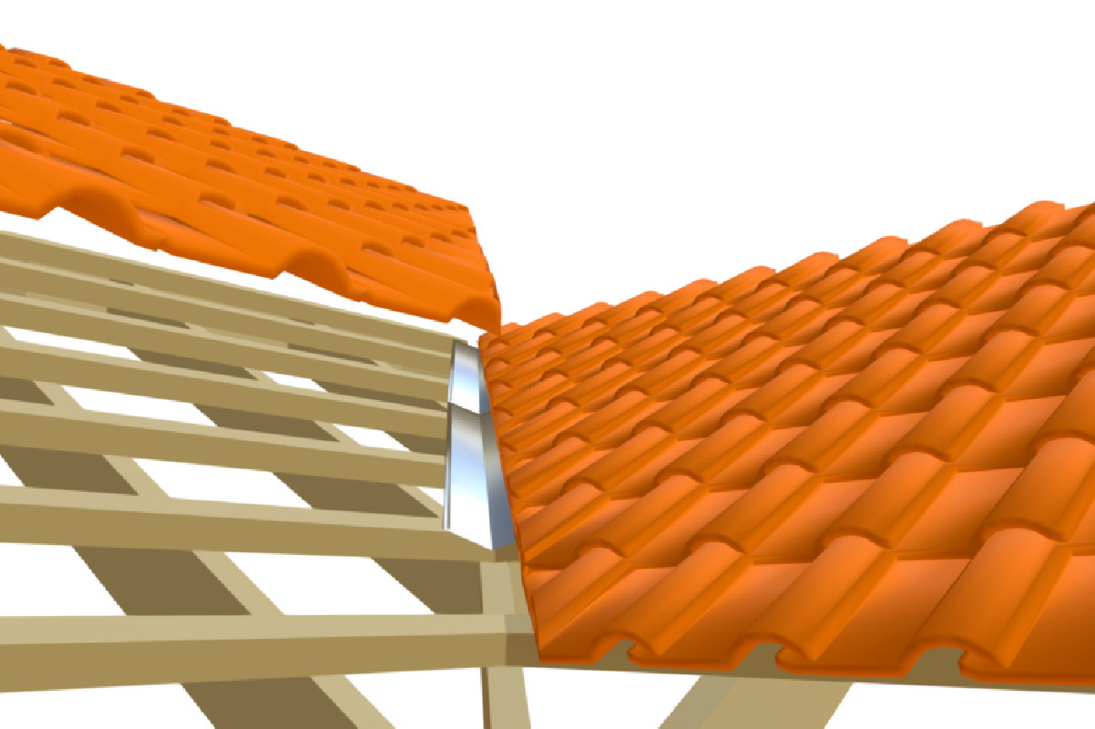 Bande de noue  ALUMINIUM BLANC - 2M