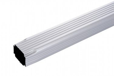 Tuyau de descente 60 X 80 2M aluminium gris