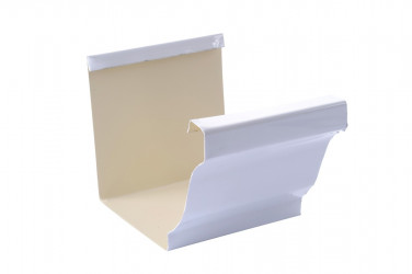 Jonction gouttière aluminium blanc G300