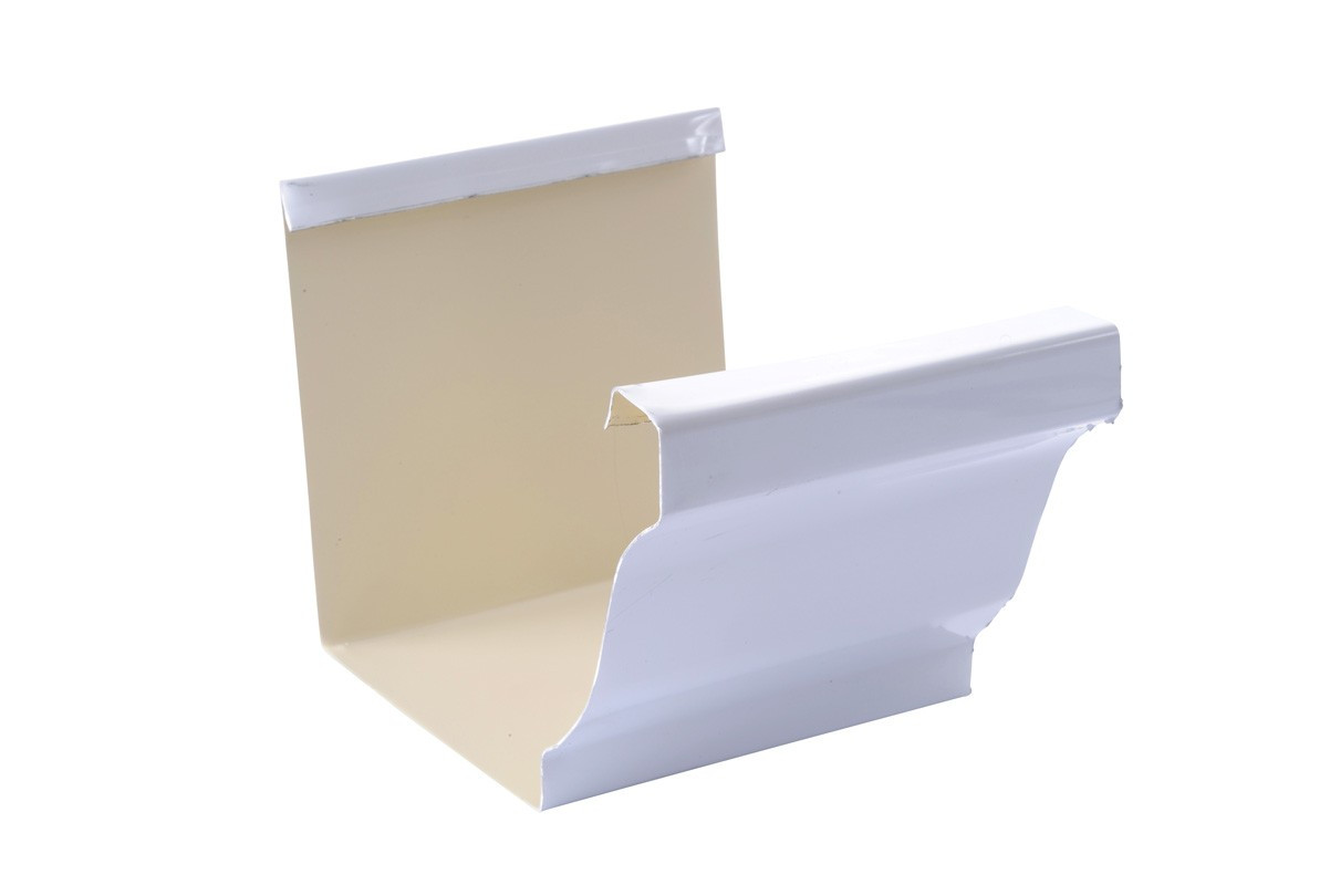 Jonction gouttière aluminium blanc G300
