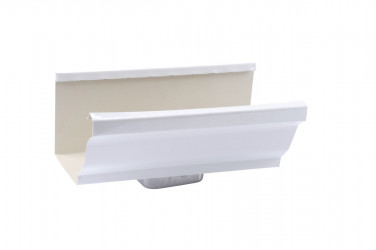 Naissance frontale gouttière aluminium Blanc G300
