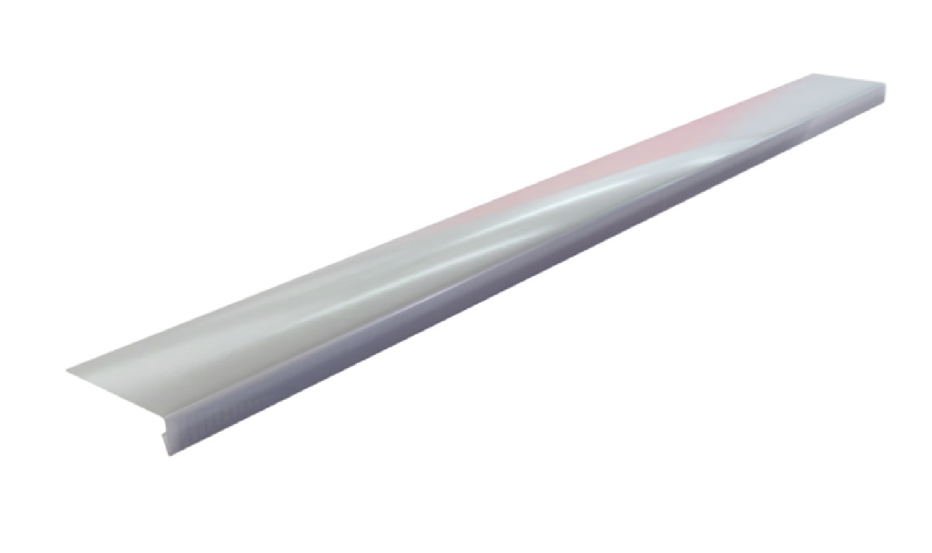 Appuis de fenêtre Aluminium gris métal 1 mm de 2 mètres