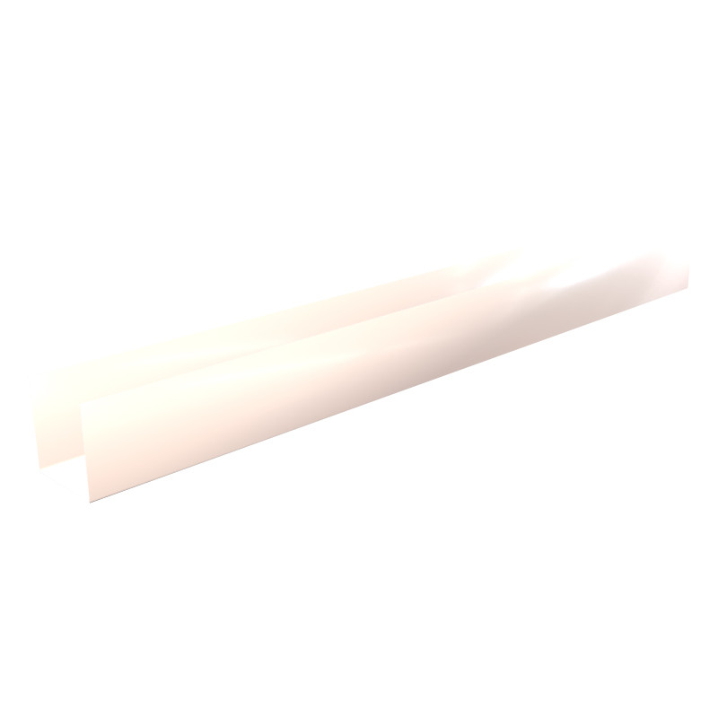 Pliage Aluminium de finition en U sable 1 mm  - 2M