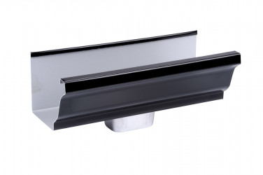 Naissance frontale gouttière aluminium noir G300