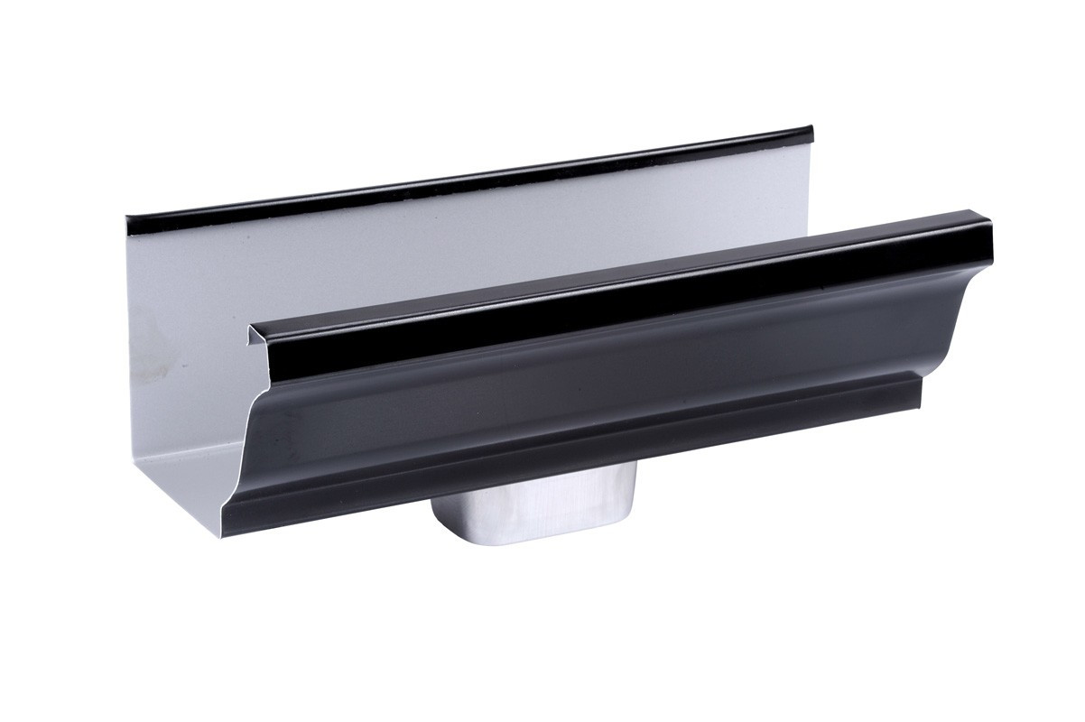 Naissance frontale gouttière aluminium noir G300