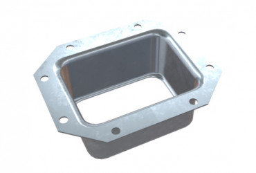 moignon aluminium rectangulaire 60 X 80 