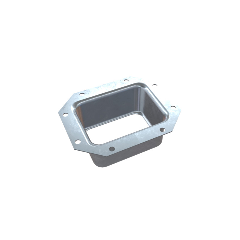 moignon aluminium rectangulaire 60 X 80 