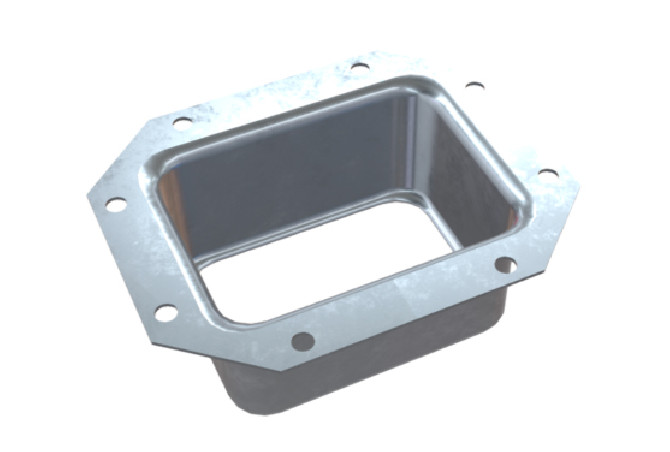 moignon aluminium rectangulaire 60 X 80 