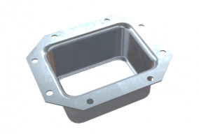 moignon aluminium rectangulaire 60 X 80 