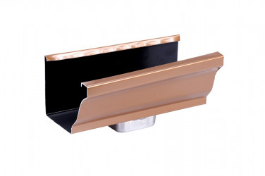 Naissance frontale gouttière aluminium miel G300