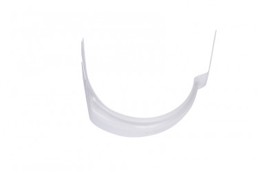 Crochet Bandeau renforcé Acier Laqué 25 Blanc 9010