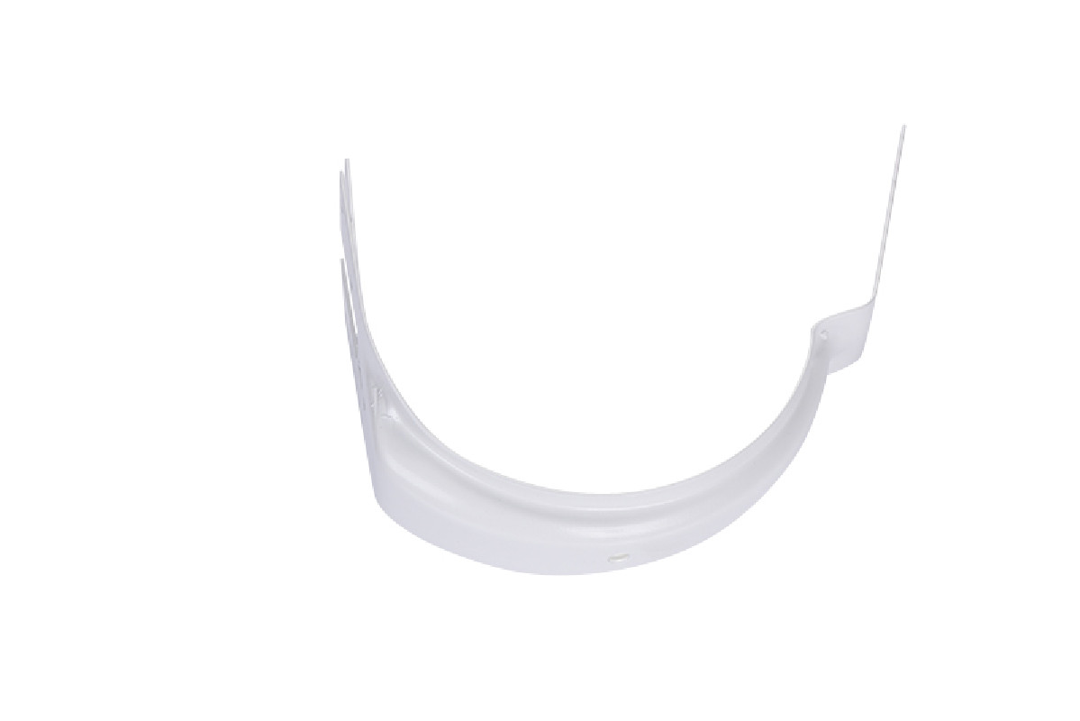 Crochet Bandeau renforcé Acier Laqué 25 Blanc 9010