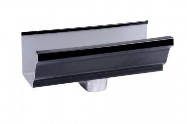 Naissance latérale gouttière aluminium noir G300