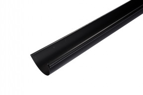 Gouttière Aluminium demi-ronde 25 - 4 mètres gris ardoise 7016
