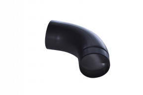 Coude 80 Aluminium noir 9005