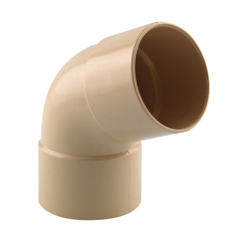Coude 67° M/F PVC sable 60
