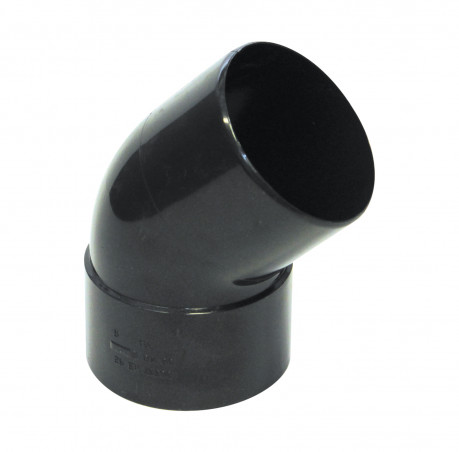 Coude 45° M/F PVC graphite 80