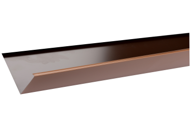 Bande de noue ALUMINIUM BRUN - 2ML