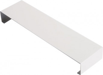 Eclisse couvertine aluminium 0,7 mm ECO Blanc RAL 9010 pour muret ou toit terrasse