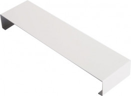 Eclisse couvertine aluminium 0,7 mm ECO Blanc RAL 9010 pour muret ou toit terrasse