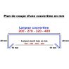 Angle couvertine aluminium 1 mm sable 1015 à 90° pour muret ou toit terrasse Angle couvertine aluminium 1 mm sable 1015 à 90° pour muret ou toit terrasse