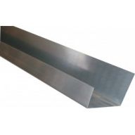 Couloir zinc DEV 190 - Longueur 2 mètres - A: 90 mm - B: 70 mm : C: 30 mm - Angle 135° entre B et C