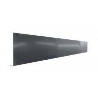 Pliage L aluminium Gris ardoise RAL 7016 ( 0,7mm) - Longueur 2 mètres - A : 220 mm - B: 50 mm