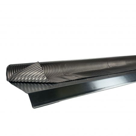Bande de rive biseau ZINC 333 bavette plomb - 2M Bande de rive biseau ZINC 333 bavette plomb - 2M