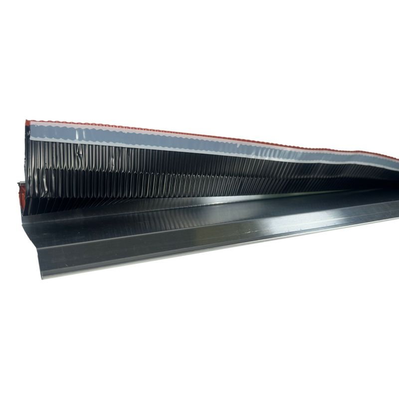 Bande de rive biseau ZINC 333 bavette Aluminium souple rouge tuile - 2M