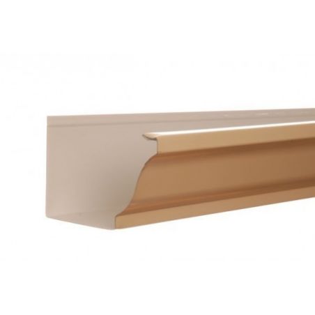 Gouttière aluminium sable RAL 1015 - G300 - Longueur 4 mètres Gouttière aluminium sable RAL 1015 - G300 - Longueur 4 mètres