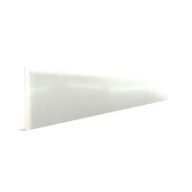 Pliage L aluminium Blanc RAL 9010 ( 1 mm) - Longueur 950 mm - A: 75 mm - B:40 mm - Angle 100°