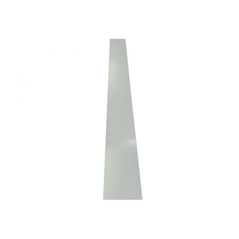 Pliage L aluminium Blanc RAL 9010 - Longueur 2 mètres - Hauteur pliage : 218 mm - Hauteur: 70 mm