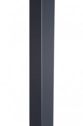 Cornière aluminium Gris ardoise RAL 7016 - Longueur 2 mètres - 60 x 70 mm - Angle 92° et couleur à l'intérieur