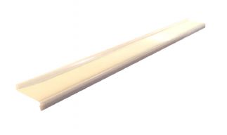 Appui de fenêtre aluminium sable RAL 1015 - 2 mètres - Retour: 135 mm - Profondeur:135 mm- Nez: 40 mm