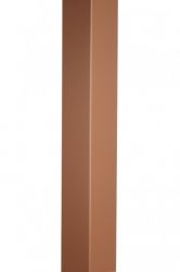 Faitage aluminium Miel sans pince - Longueur 2 mètres - Développé 600 mm ( chaque côté 300 mm ) 