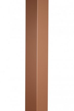 Faitage aluminium Miel sans pince - Longueur 2 mètres - Développé 600 mm ( chaque côté 300 mm ) 