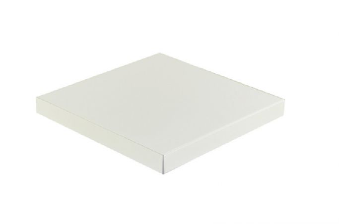 Chapeau Aluminium Blanc RAL 9010 ( 1 mm ) - Dimension 560 mm x 350 mm 