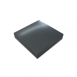 Chapeau aluminium 1,5 mm Gris ardoise RAL 7016 - Dimension 620 x 420 mm 