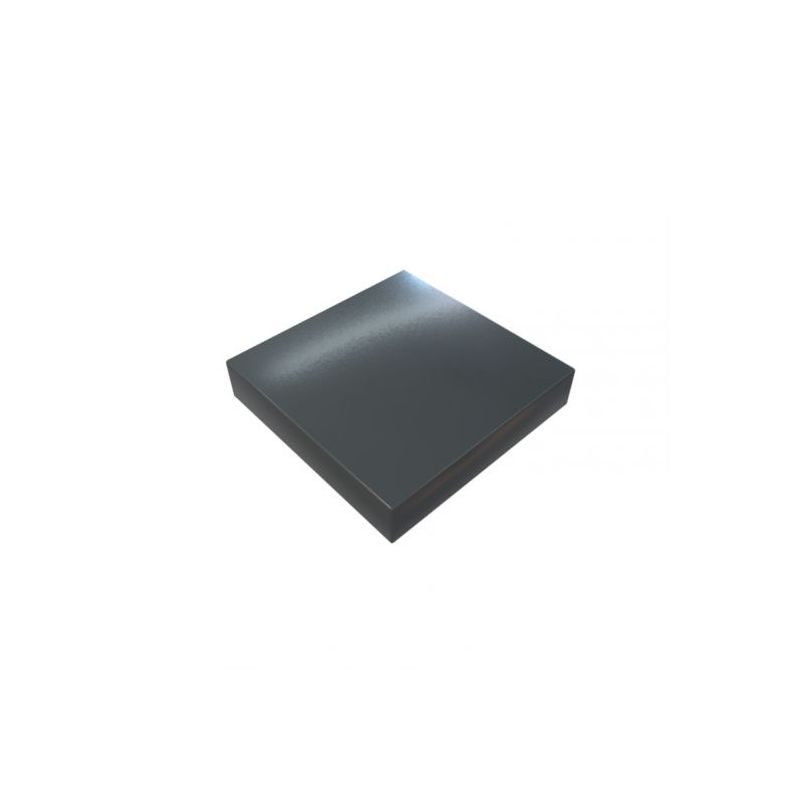 Chapeau aluminium 1,5 mm Gris ardoise RAL 7016 - Dimension 620 x 420 mm 