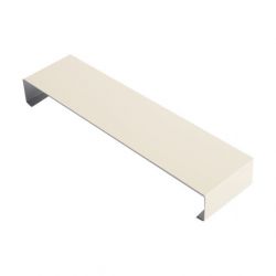 Eclisse couvertine aluminium sable 1 mm - Développé 140 ( largeur intérieure 120 mm )