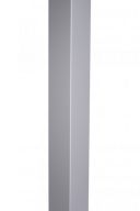 Cornière aluminium Gris métal RAL 9006 (0,7 mm) - Longueur 2 mètres - 250 x 250 mm