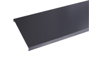 Couvertine aluminium Gris ardoise RAL 7016 - longueur 2 mètres - Développé 150 ( largeur intérieur 130 mm)