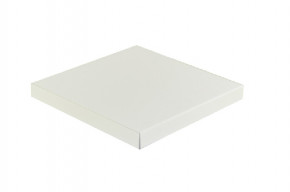 Chapeau pilier aluminium Blanc RAL 9010( 1 mm ) - Dimension 500 mm x 500 mm - Retour : 50 mm