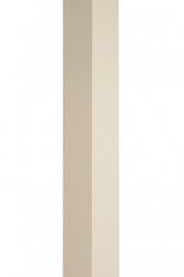 Cornière aluminium sable (0,7 mm ) - Longueur 2800 mm - 110 x 110 mm