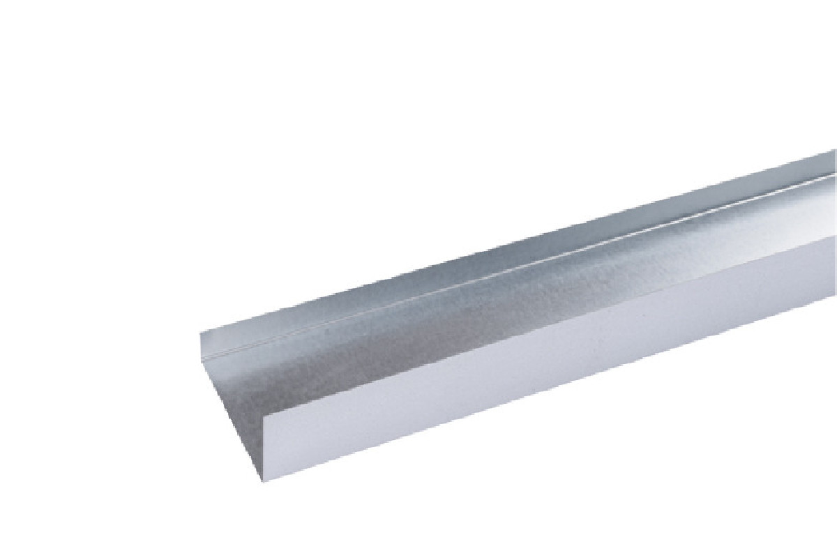 Couloir zinc - Longueur 2 mètres - 30 x 180 x 50 mm